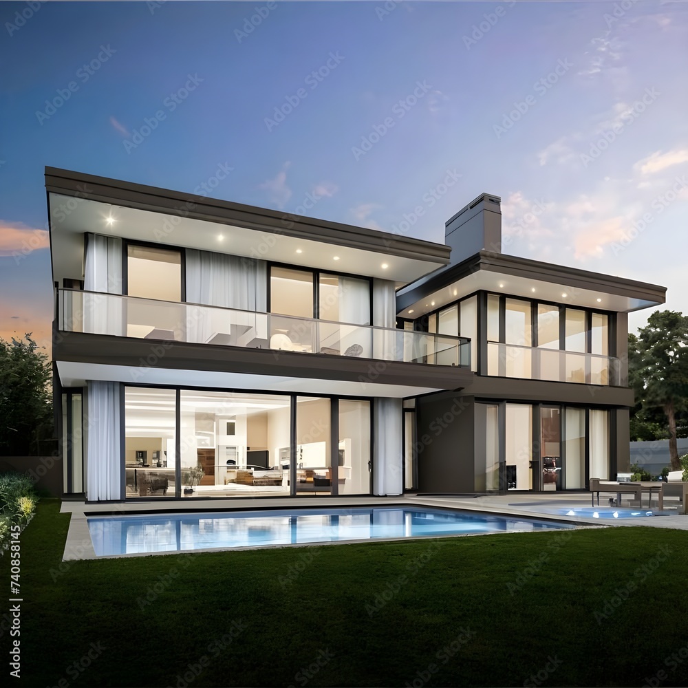 Opulent Oasis Double Garage Elegance in Brick and Siding Opulent Oasis Double Garage Elegance in Brick and Siding