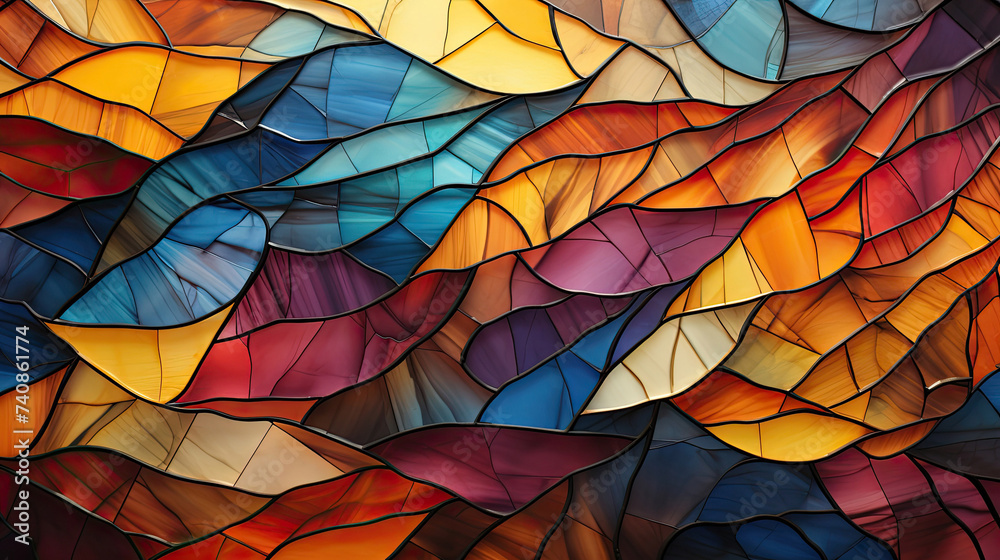 Abstract Art. Mosaic. Creativity Concept, generative ai Abstract Art. Mosaic. Creativity Concept, generative ai