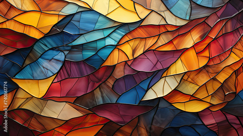 Abstract Art. Mosaic. Creativity Concept, generative ai © pronoia