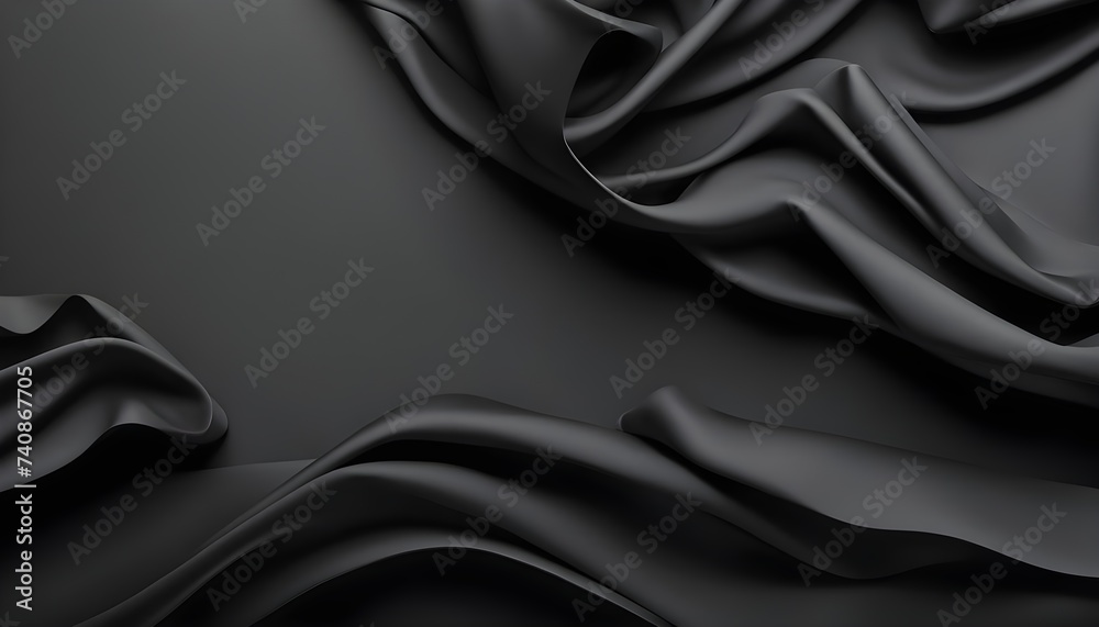 Fototapeta premium obscure elegant dark and light design for desktop background wallpaper, black, grey, deep theme