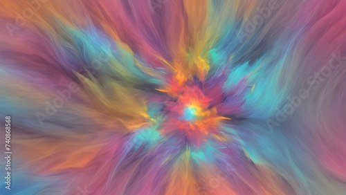 Abstract background with fuzzy peach color. © Moments