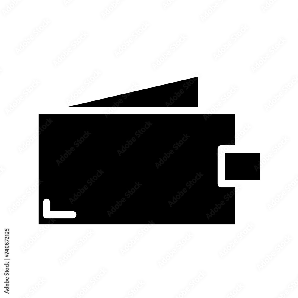 Approve Finance Wallet Glyph Icon Approve Finance Wallet Glyph Icon