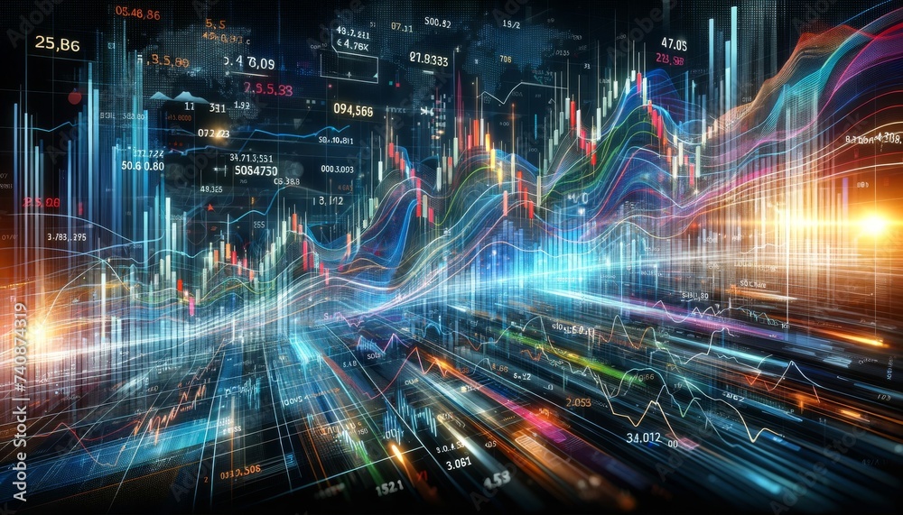 Futuristic Financial Forecast: Dynamic Data Streams and Market Analysis