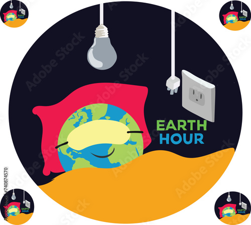 earth hour is celebrated every year on 23 march.
