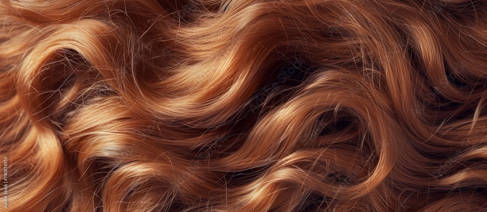 Close-up view of beautiful, long, wavy blonde hair shining under sunlight Close-up view of beautiful, long, wavy blonde hair shining under sunlight