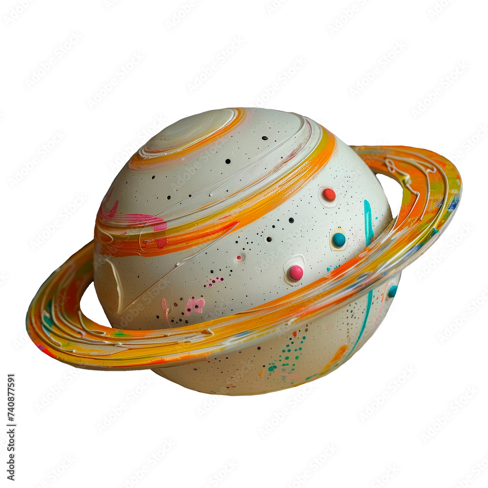 Fototapeta premium image of space and cosmic bodies. isolated. AI generated