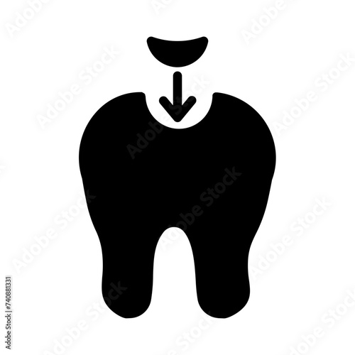 Care Decay Dental Glyph Icon