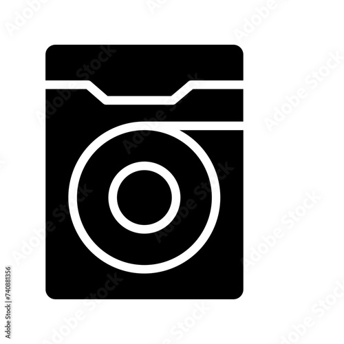 Care Dental Floss Glyph Icon