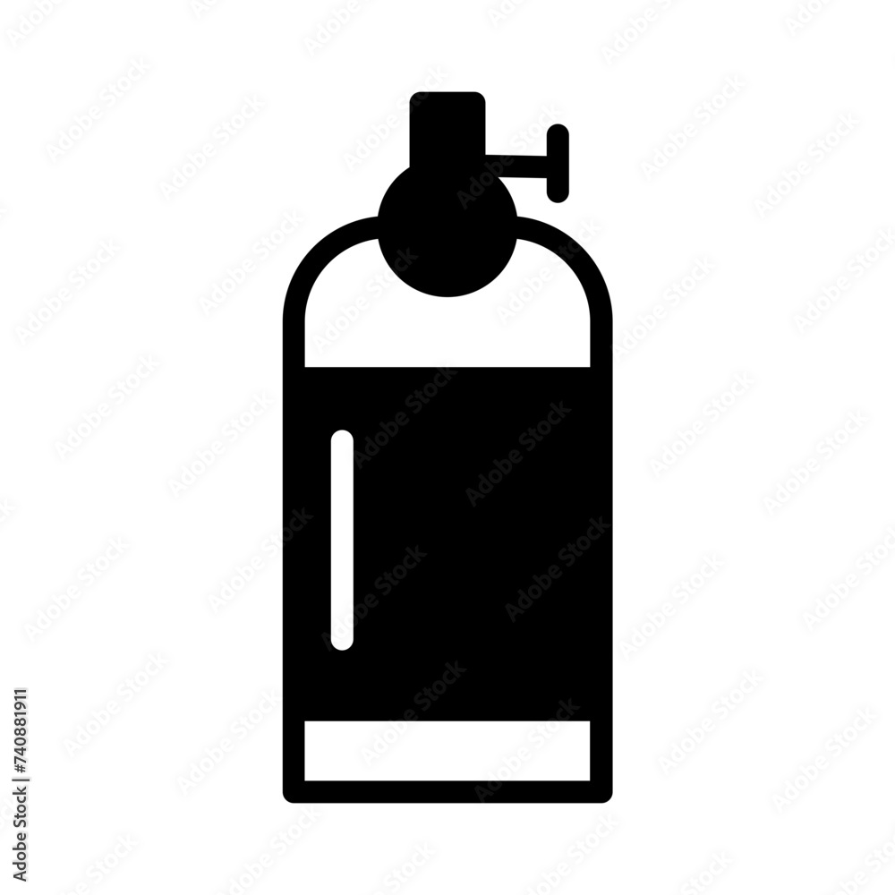 Oxygen Sports Tank Glyph Icon Oxygen Sports Tank Glyph Icon