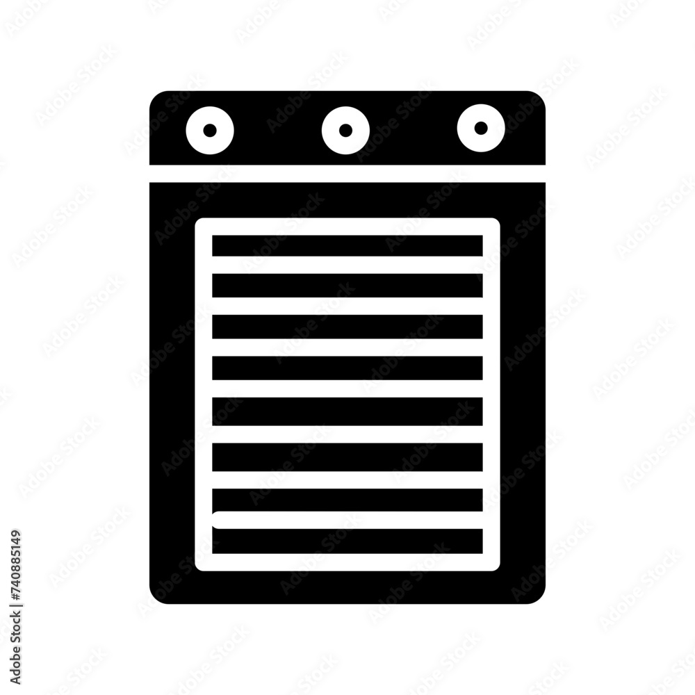Cook Oven Tool Glyph Icon Cook Oven Tool Glyph Icon