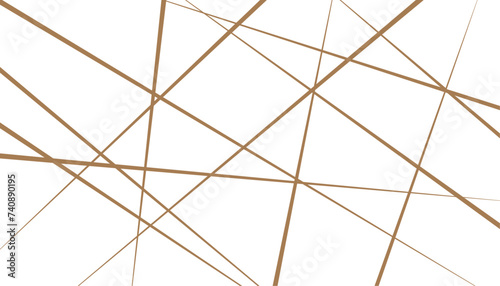 Brown random diagonal line background. Random chaotic lines abstract geometric pattern