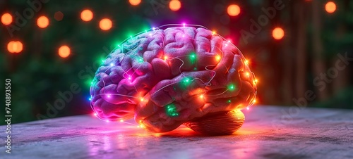 human brain lights