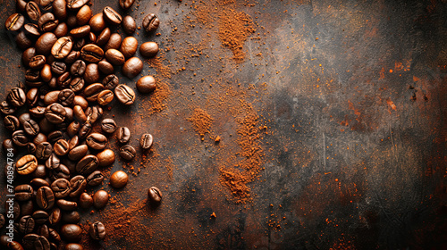 Coffee beans: Aromatic essence, morning elixir, brewing anticipation, essence of vitality and rejuvenation.