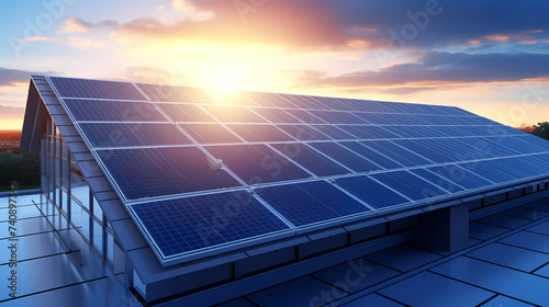 Solar panels, photovoltaic background