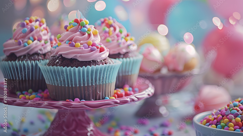 Close up of cup cake 