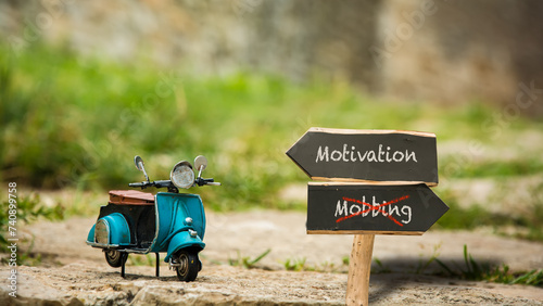 Signposts the direct way to motivation versus bullying