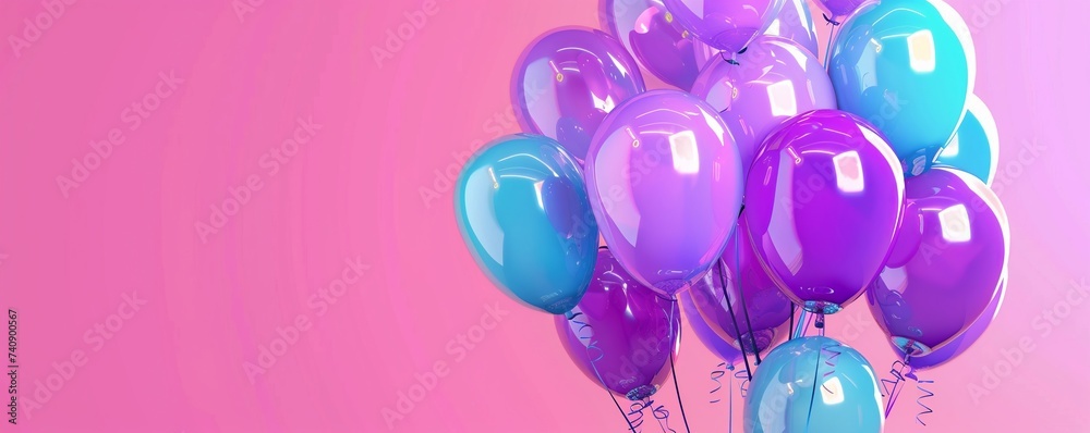 Birthday balloon bouquet vibrant mix blank space for text Birthday balloon bouquet vibrant mix blank space for text