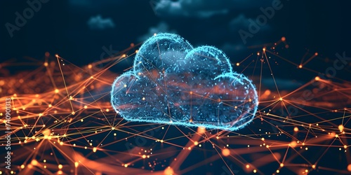 cloud computing network connecting people on the internet