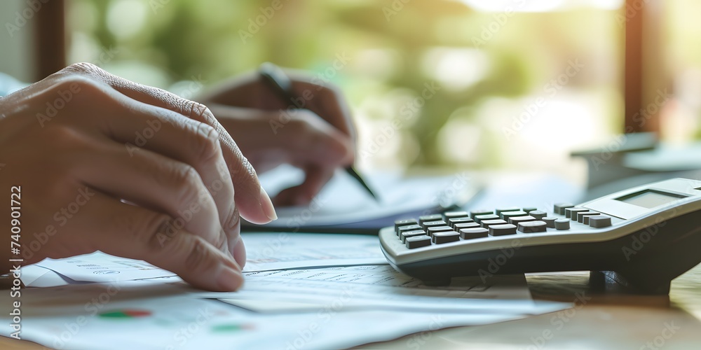 hand man calculating financial reports hand man calculating financial reports
