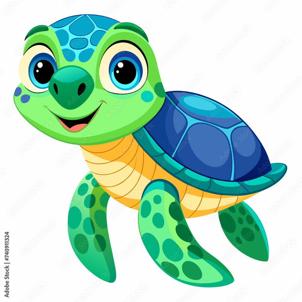 Fototapeta premium turtle cartoon