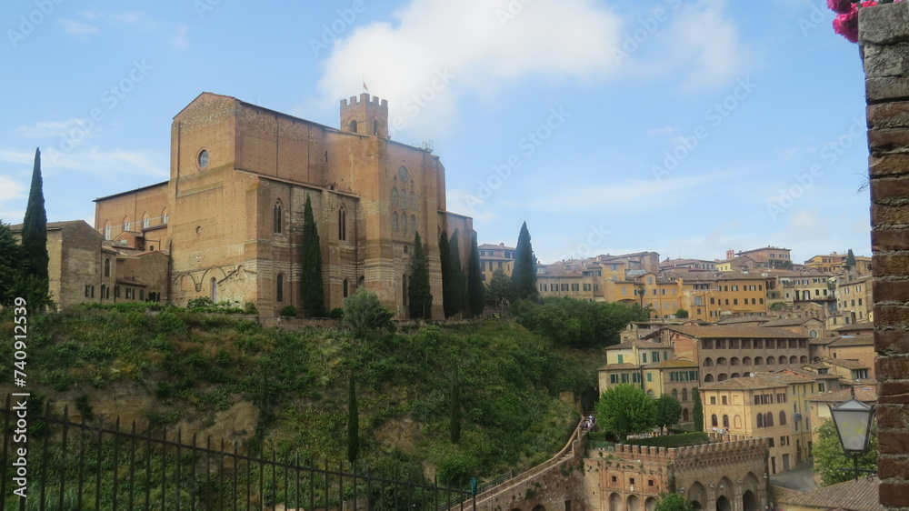 Hermosa vista de Siena