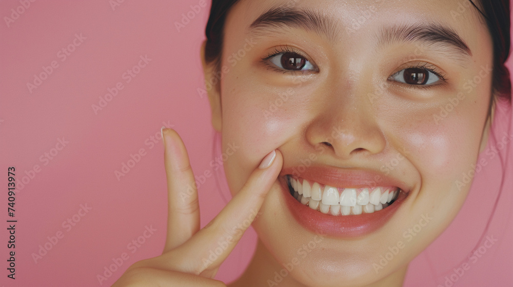 a close up of a person with a smile on their face a close up of a person with a smile on their face