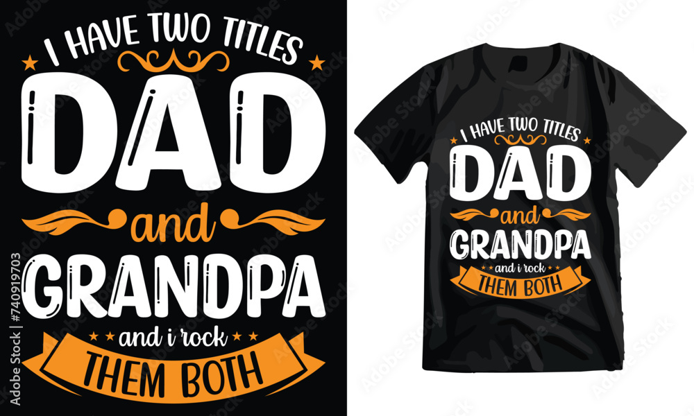 Father's day typography t-shirt design Father's day typography t-shirt design