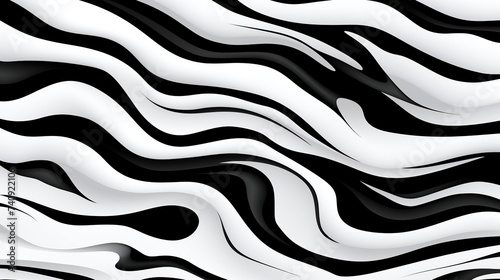 Black and white zebra skin pattern background.