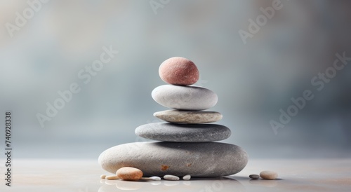 a group of stones sitting next to each other