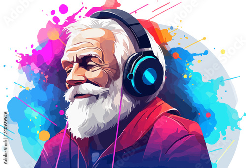 cyberpunk style old vector flat isolated vector style illustration