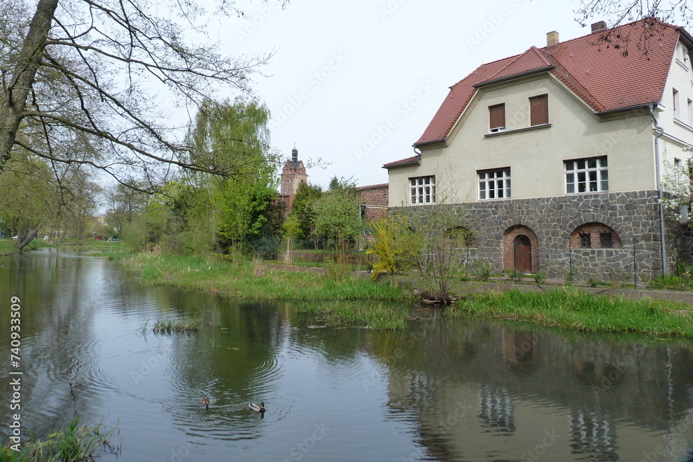 Stadtgraben in Sachsen