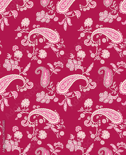 Seamless floral pattern. Abstract background