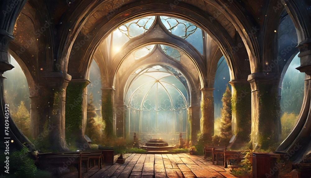 Obraz premium fairytale castle
