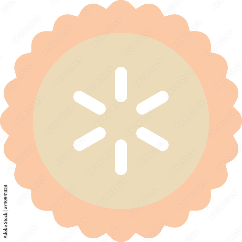 Obraz premium Pie cake icon 