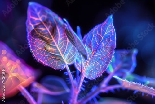 a florescent plant photo