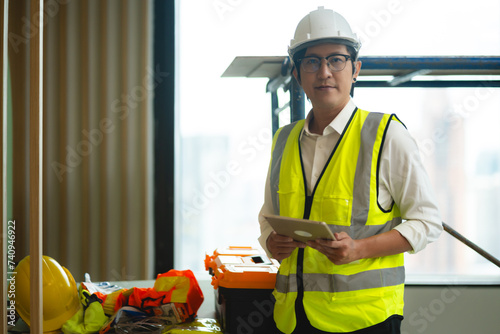 Construction engineer with ...