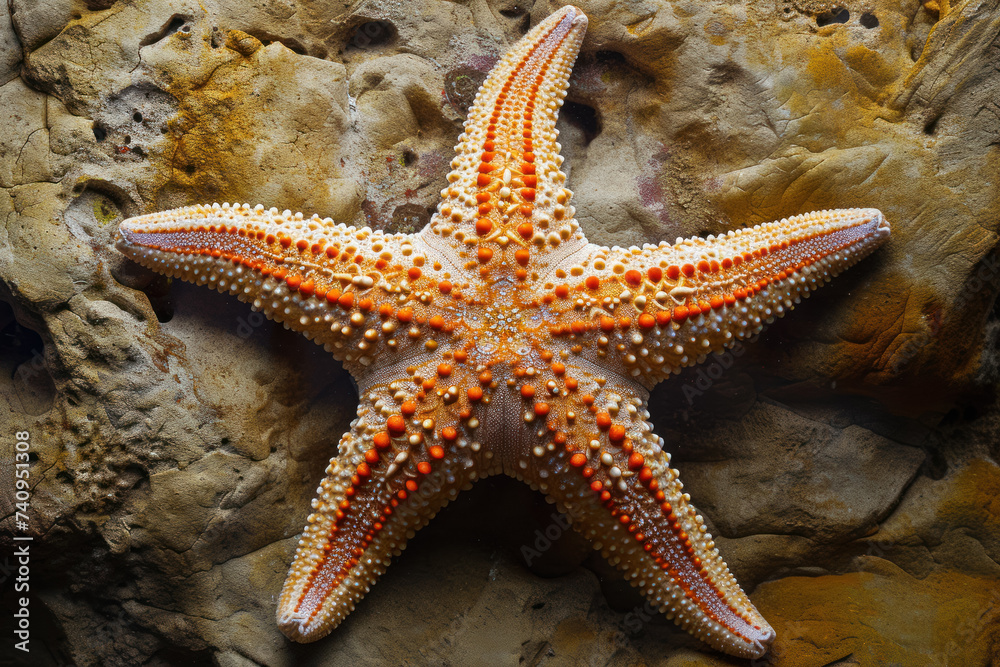 beautiful Starfish, with its five arms and textured body. beautiful Starfish, with its five arms and textured body.
