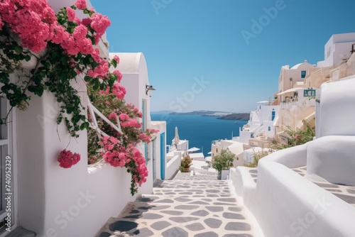 Breathtaking beauty of the santorini, greece landscape revealed in astounding views