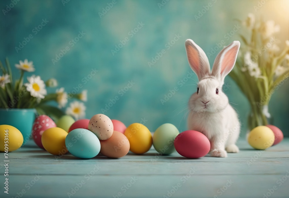 Easter Image.in pastel colours. Easter Image.in pastel colours.