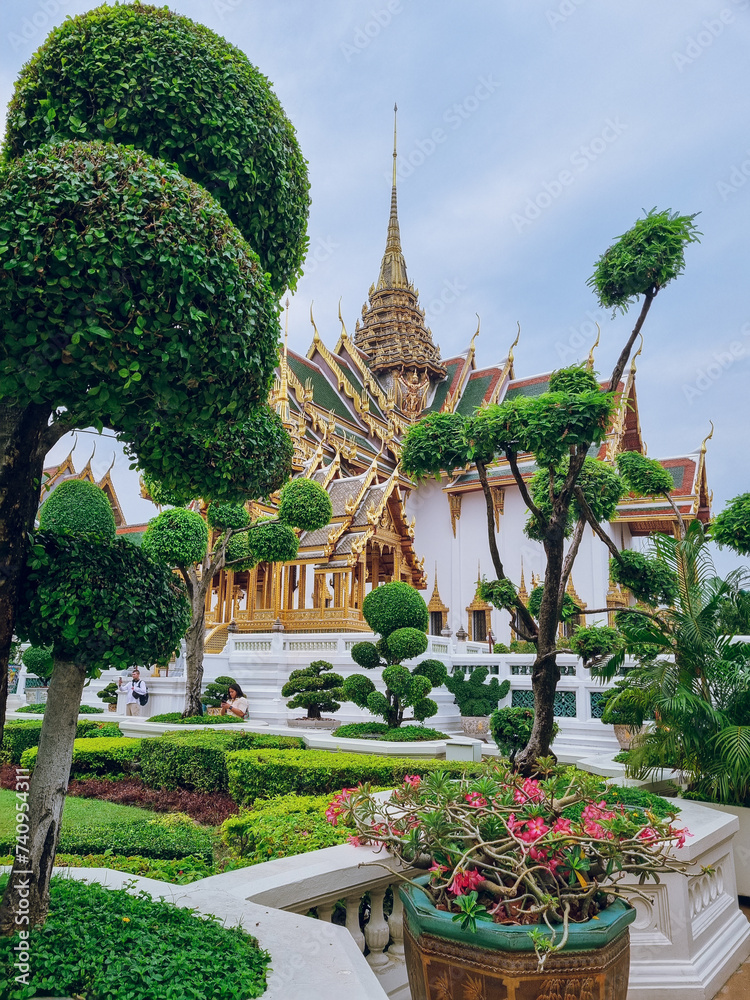 Obraz premium Palace building in Grand Palace Bangkok, Thailand