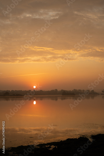 Paysage a l'aube