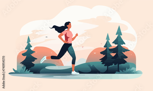 man riding horse vector flat minimalistic isolated illustration