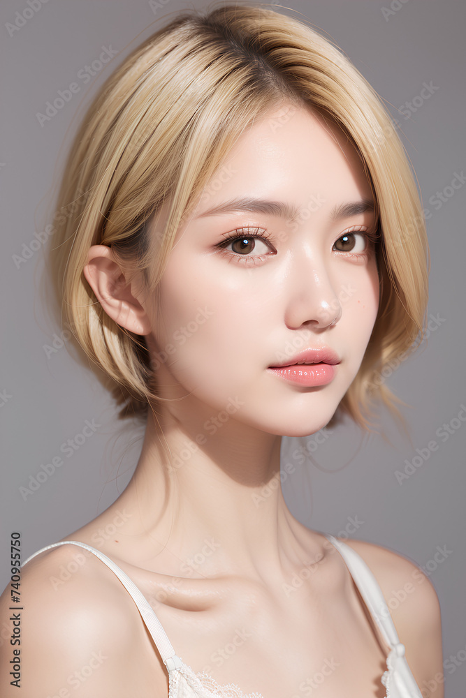 Gorgeous Asian Young Female Model - Fashion or Cosmetics Model - Surreal Beauty with Perfect Fine Features - Beautiful Smooth Hair Gorgeous Asian Young Female Model - Fashion or Cosmetics Model - Surreal Beauty with Perfect Fine Features - Beautiful Smooth Hair