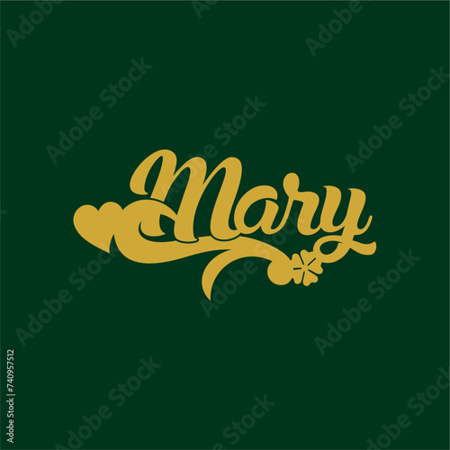 Mary Names Necklace Bracelet Chain Personalized Gift Gold Silver Jewelry Anniversary Birthday Christmas for Wife Girlfriend Daughter 
