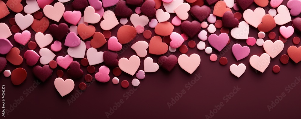 valentines day red heart shape red background with pink valentines day red heart shape red background with pink
