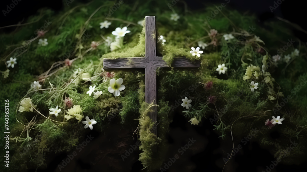 miniature easter garden, easter resurrection garden miniature easter garden, easter resurrection garden