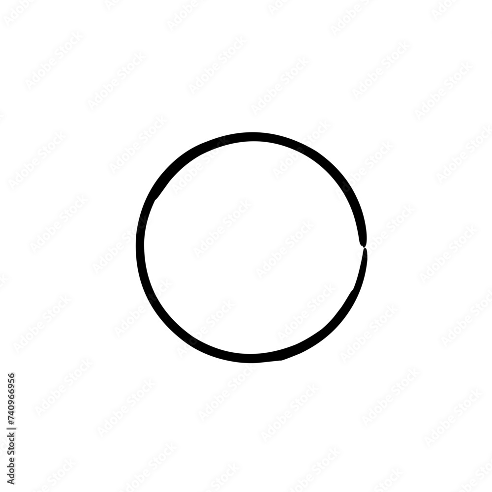 Hand drawn circles sketch frame Hand drawn circles sketch frame