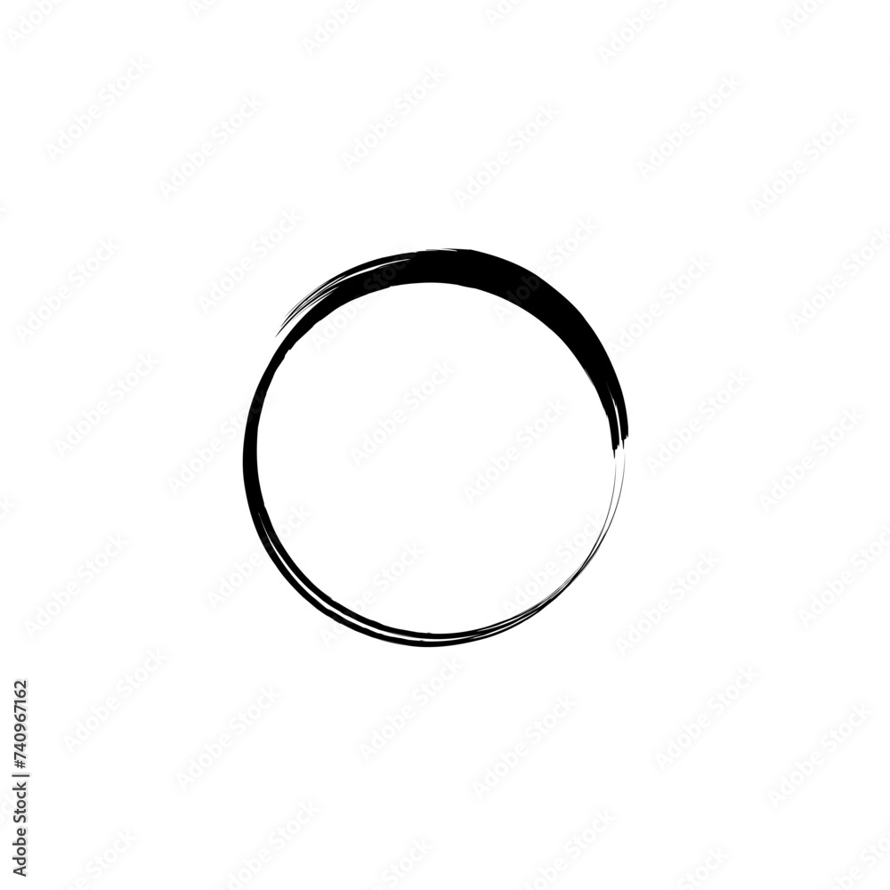 Hand drawn circles sketch frame Hand drawn circles sketch frame