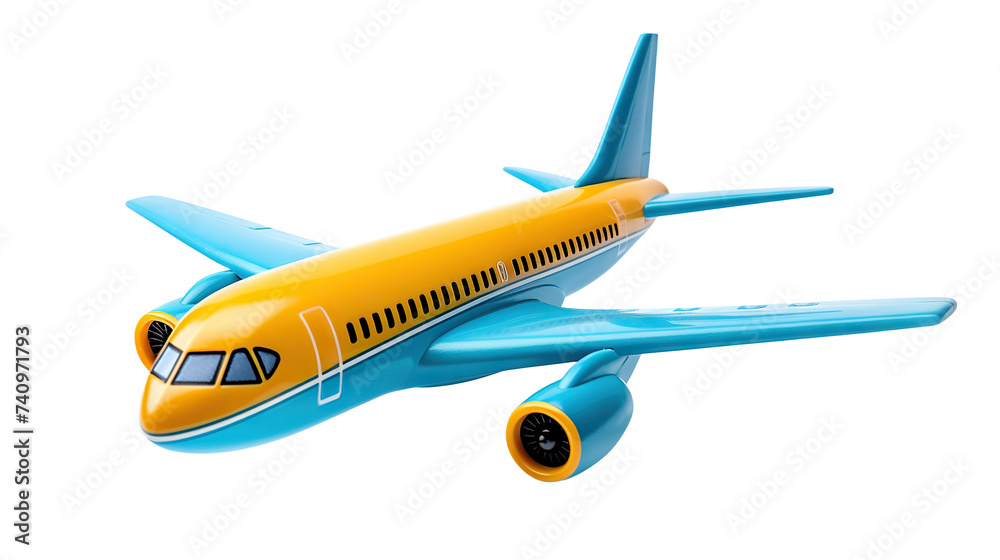 Flying airplane cut out Flying airplane cut out