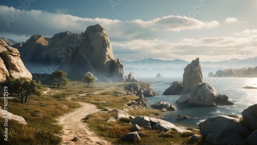 Open World Beautiful Places Game Art